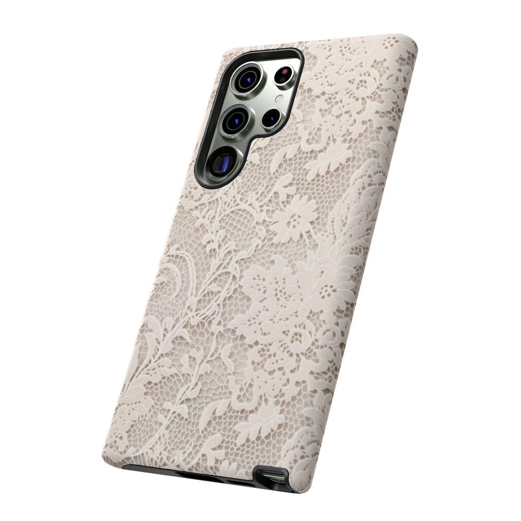 White Lace Phone Case