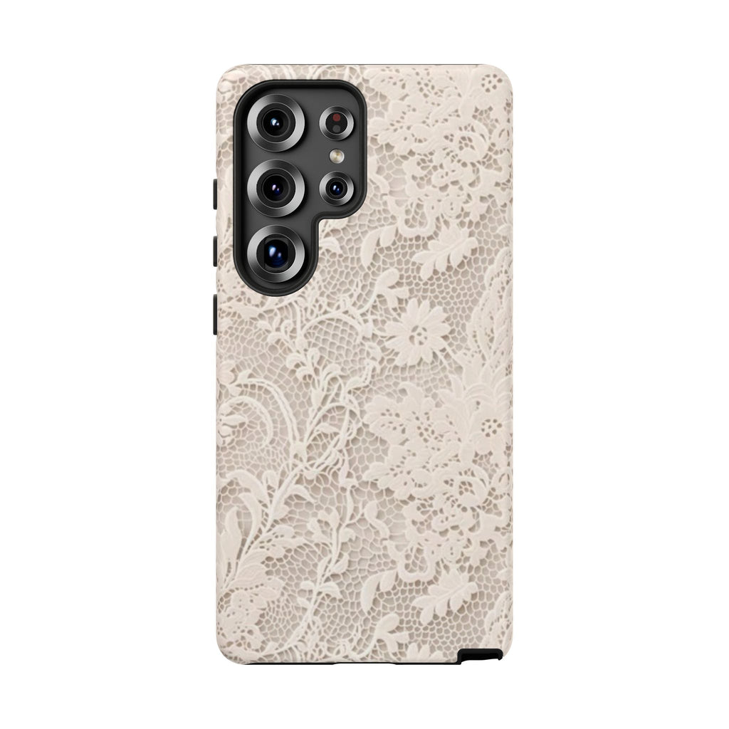 White Lace Phone Case