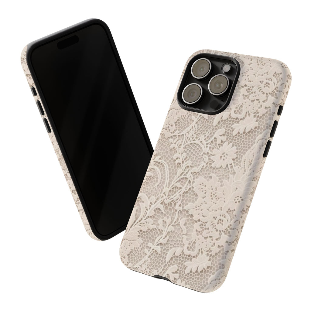 White Lace Phone Case