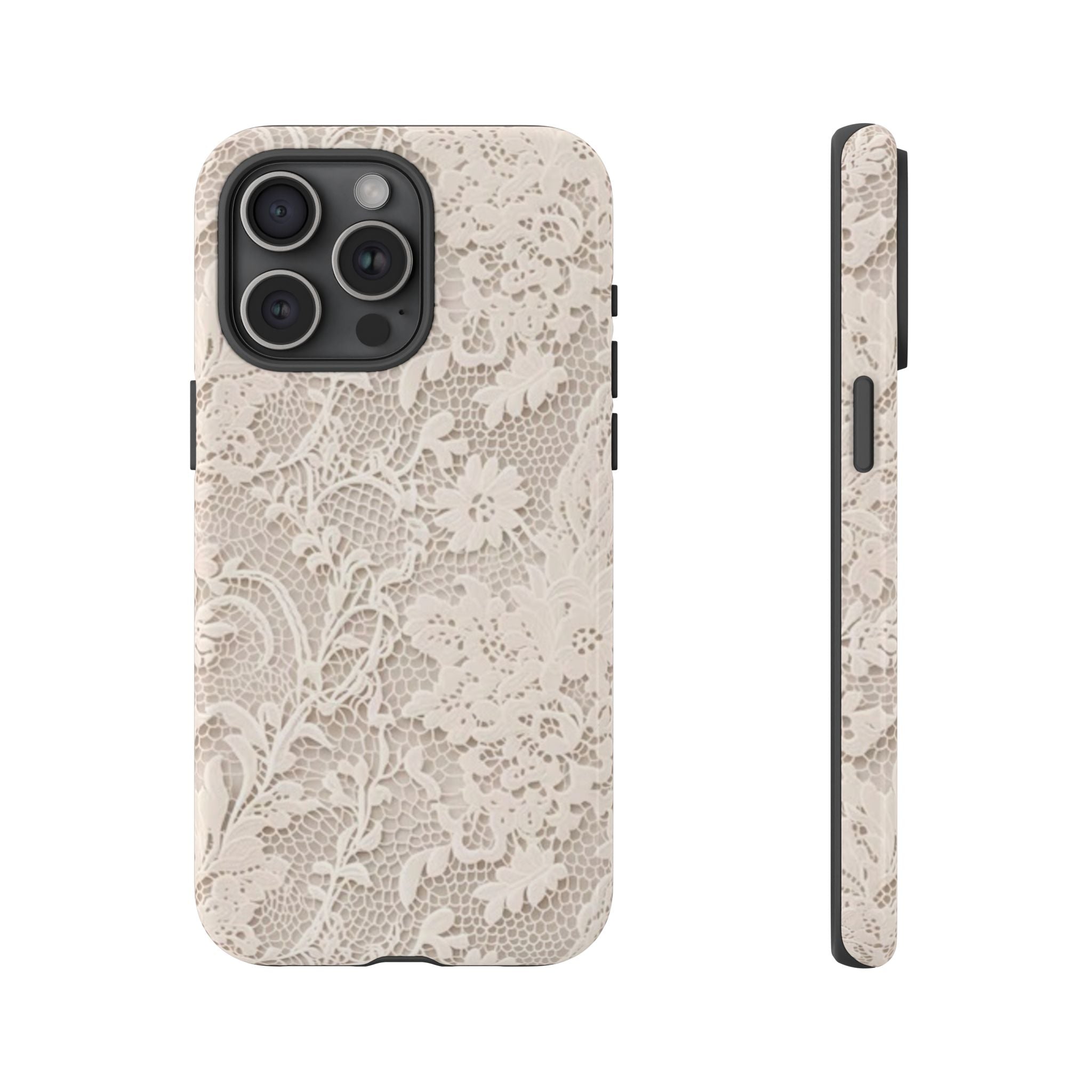 White Lace Phone Case