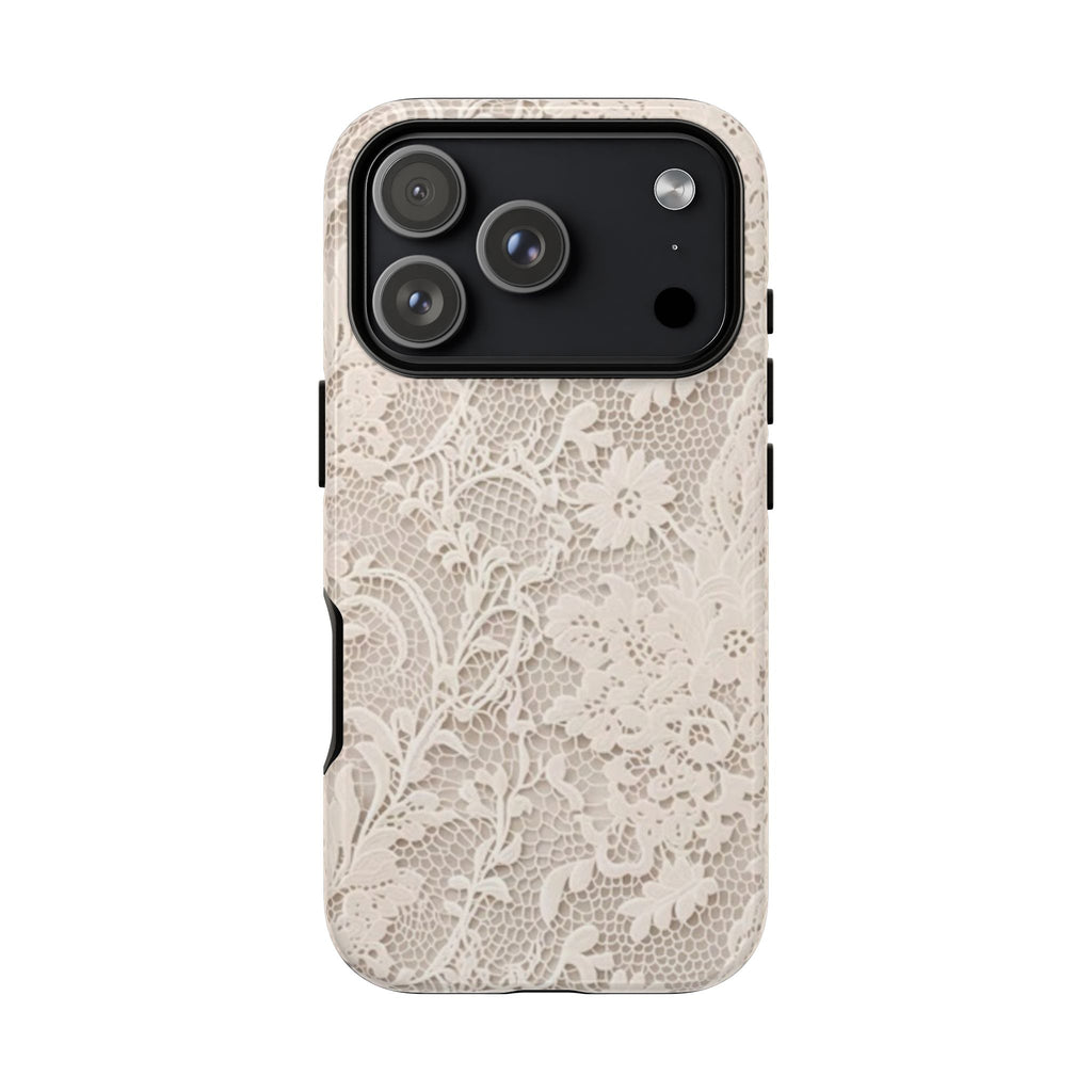 White Lace Phone Case