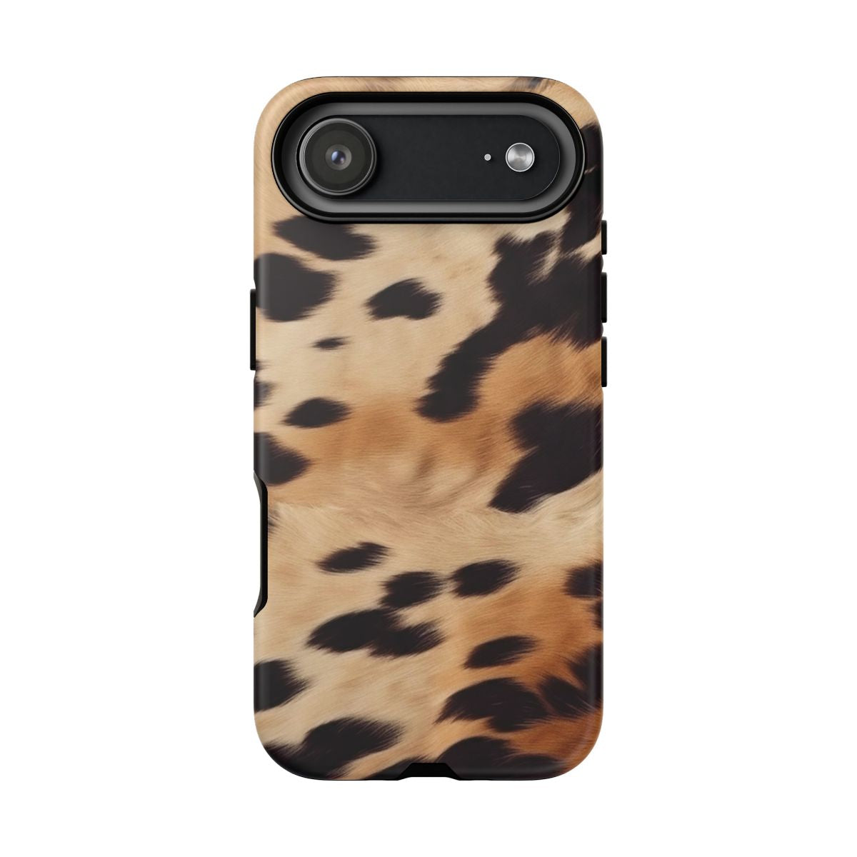Tan Cow Print Phone Case