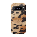 Tan Cow Print Phone Case