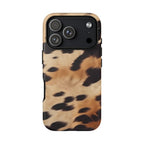 Tan Cow Print Phone Case