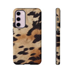 Tan Cow Print Phone Case