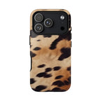Tan Cow Print Phone Case