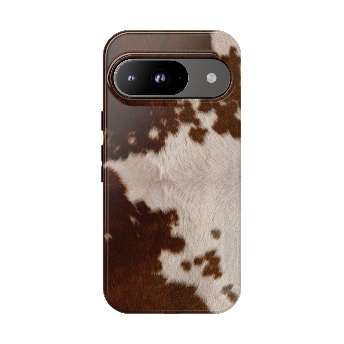 Cream Cow Print Phone Case