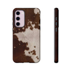 Cream Cow Print Phone Case