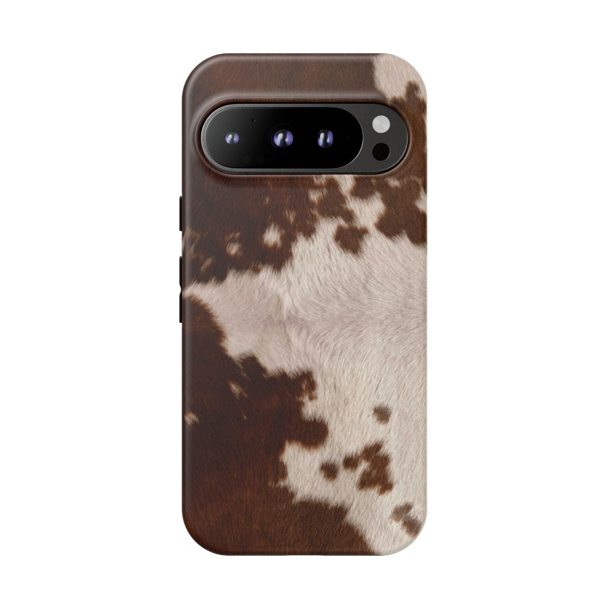 Cream Cow Print Phone Case