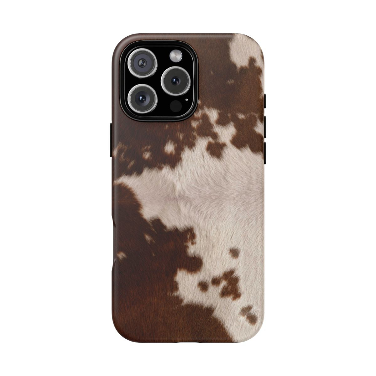 Cream Cow Print Phone Case