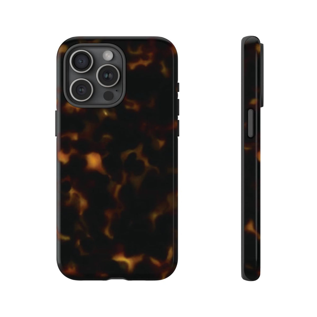 Dark Tortoise Shell Phone Case