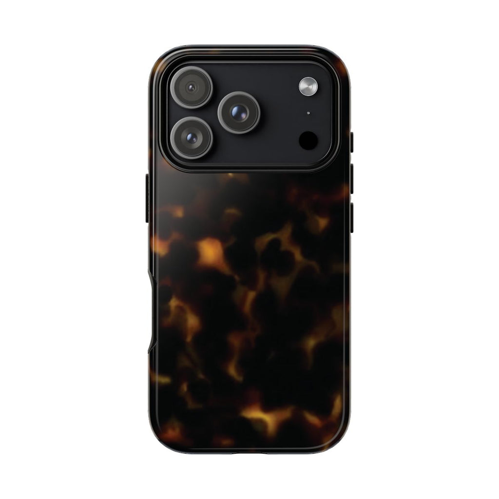 Dark Tortoise Shell Phone Case