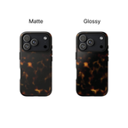Dark Tortoise Shell Phone Case